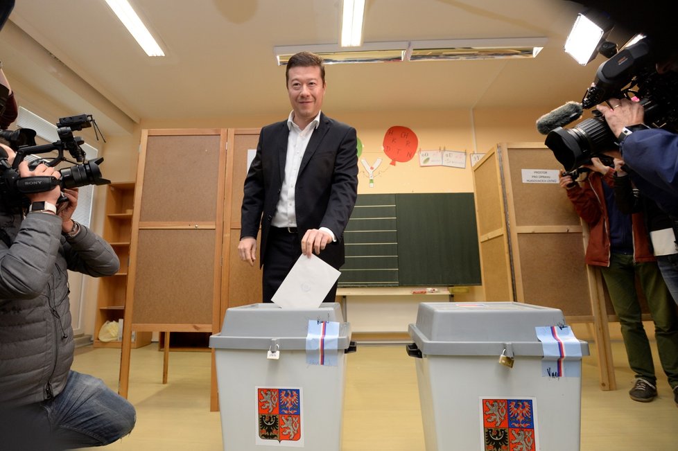Odvolil také Tomio Okamura (SPD). Doufá v dvojciferný výsledek.