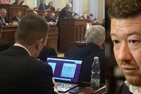 Okamurovy malůvky při projevu Zemana: „Program na ploše,“ vzkázal