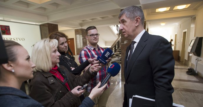 Andrej Babiš jednal v Praze s vlastníky OKD (12.4.2016)