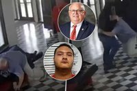 Šílené video ze střední školy! Ředitel holýma rukama odzbrojil Victora s pistolí