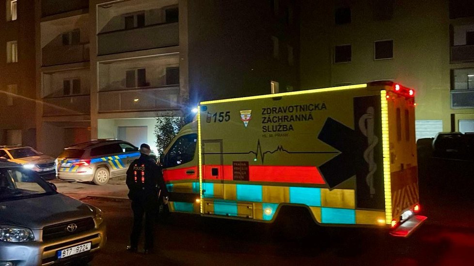 Policisté prověřují nespecifikovaný trestný čin, který se stal v Okřínecké ulici v Praze. V autě měla být svázaná žena. (1. únor 2024)