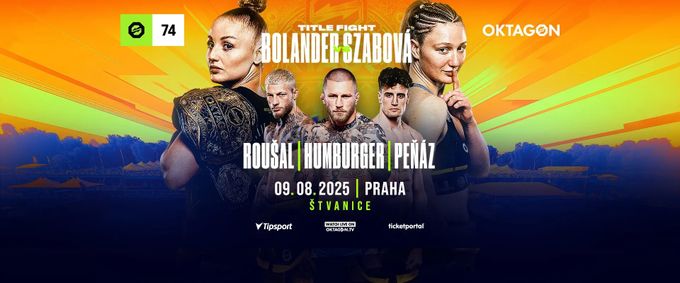 OKTAGON 74: Bolander vs. Szabová - Program, fightcard, kde sledovat živě? OKTAGON 74: Bolander vs. Szabová - Program, fightcard, kde sledovat živě?