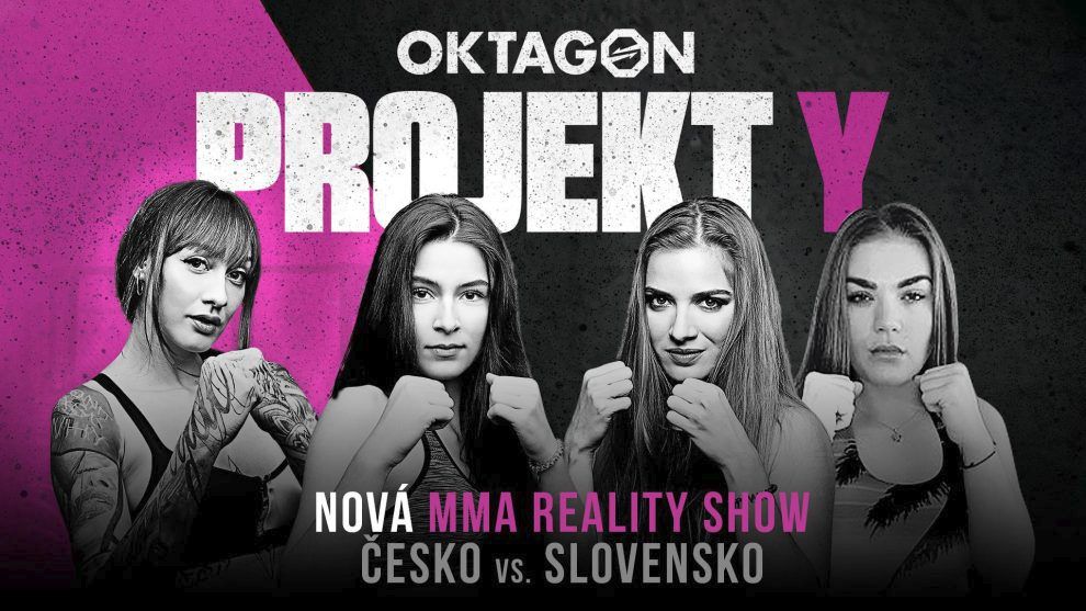 Čtyří půvabné dívky, z nichž budou v červenci bojovnice Oktagon MMA a představí se v kleci na pražské Štvanici