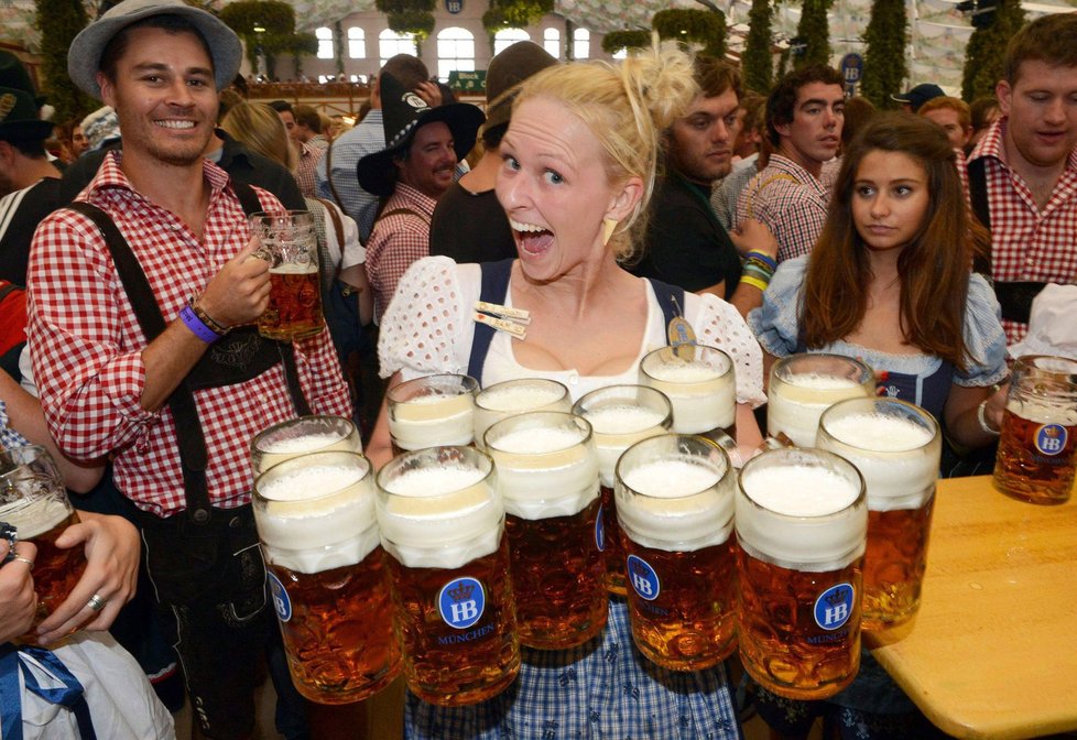 Oktoberfest v Mnichově probíhá až do 3. října.