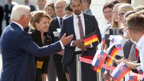 Slovenská prezidentka Zuzana Čaputová se setkala 21. srpna 2019 v Berlíně s německým prezidentem Frankem-Walterem Steinmeierem.