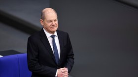 Německý kancléř Olaf Scholz (28.11.2023)