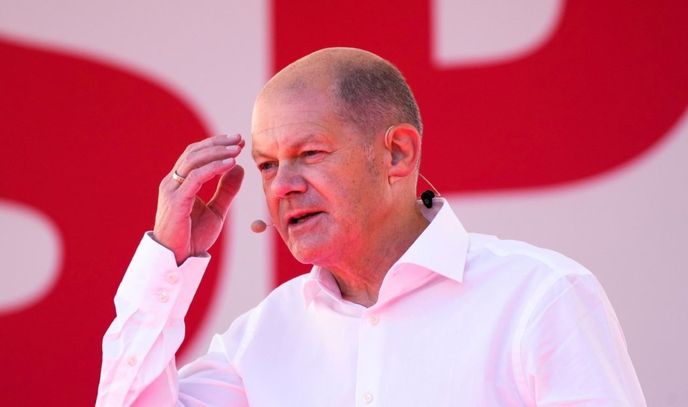 Německý ministr financí Olaf Scholz (SPD) je nejpravděpodobnějším adeptem na kancléřský post.