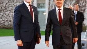 Prezident Petr Pavel s německým kancléřem Olafem Scholzem (21.3.2023)