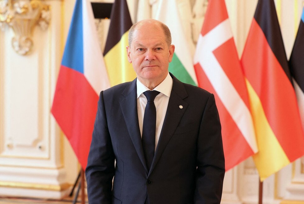 Summit lídrů EU v Praze: Německý kancléř Olaf Scholz (7.10.2022)