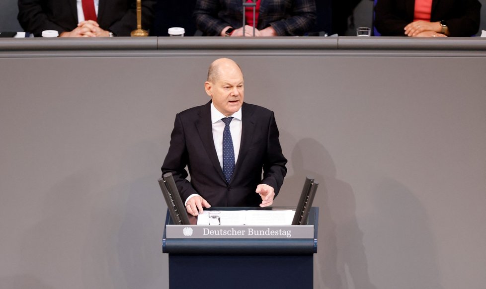 Německý kancléř Olaf Scholz (14.12.2022)