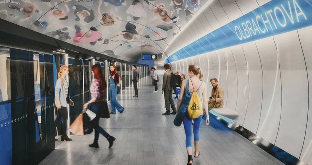 Stanice Metra D Olbrachtova se možná dočká jiného názvu.