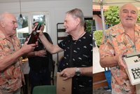 Olda Dudek slavil osmdesátiny: Vytáhl z brlohu i Luďka Sobotu