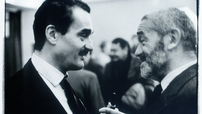 Karel Schwarzenberg a Pavel Tigrid.