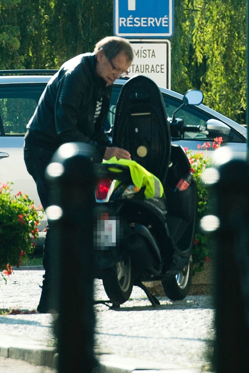 Oldřich Vízner vůbec nevypadal dobře, na motorku ale přesto sedl.