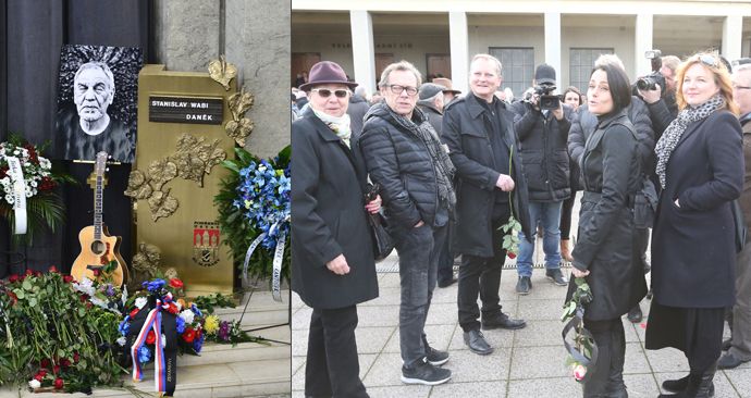 Oldřich Vízner s Vendulou Křížovou se setkali po rozchodu na pohřbu Wabiho Daňka. 