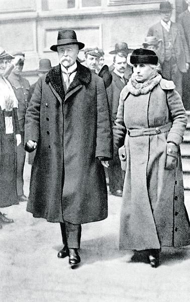 T. G. Masaryk s manželkou Charlotte