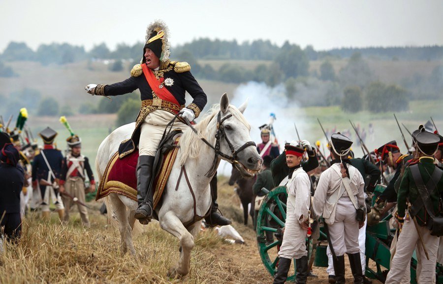 Oleg Sokolov často účinkoval při rekonstrukcí historických bitev