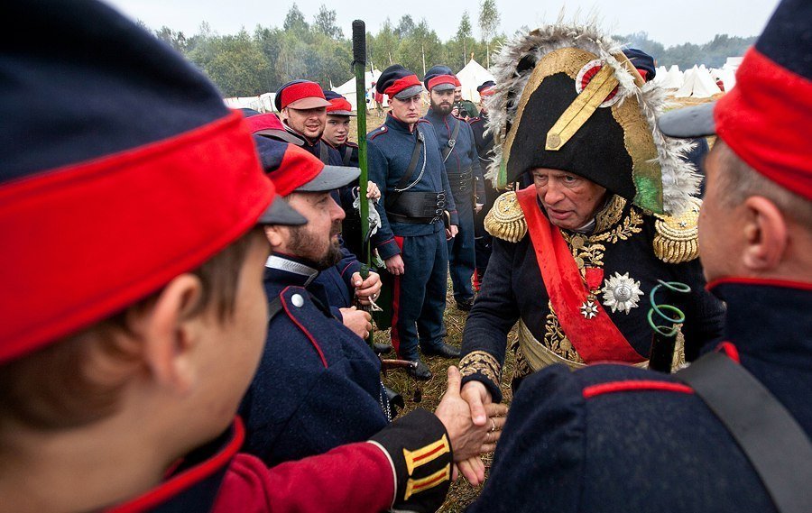 Oleg Sokolov často účinkoval při rekonstrukcích historických bitev.