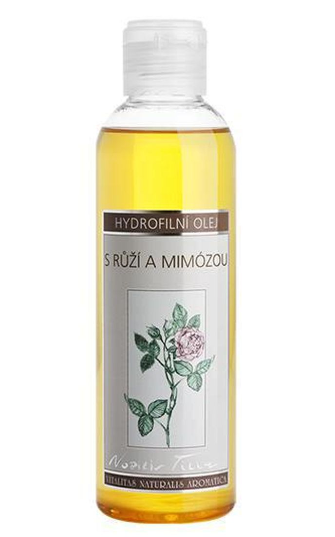 Hydrofilní olej s růží a mimózou, Nobilis Tilia, eshop.nobilis.cz, 364 Kč/200 ml