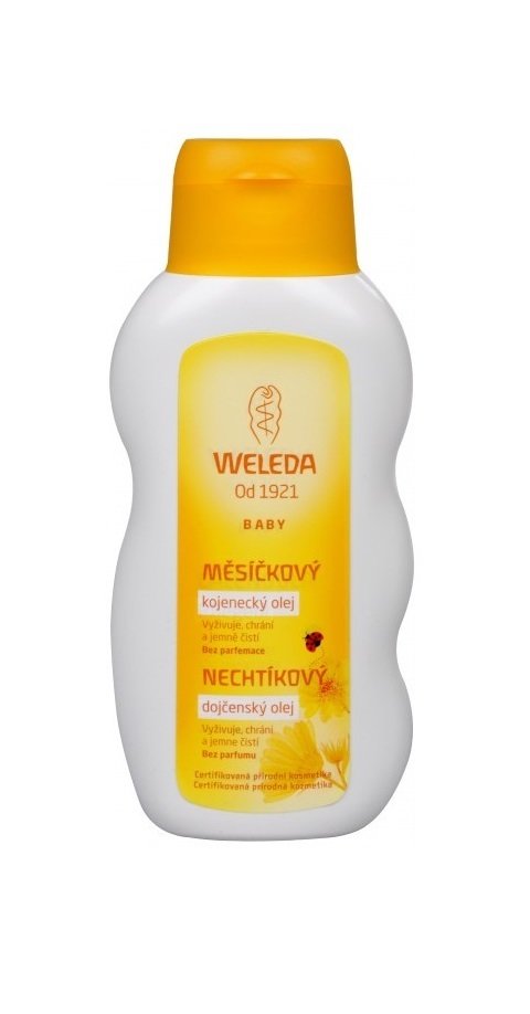 Weleda Měsíčkový kojenecký olej, 265 Kč, koupíte na www.weleda.cz