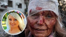 Fotka zkrvavené učitelky obletěla svět: Olena (52) podstoupila náročnou operaci! Uvidí znovu?