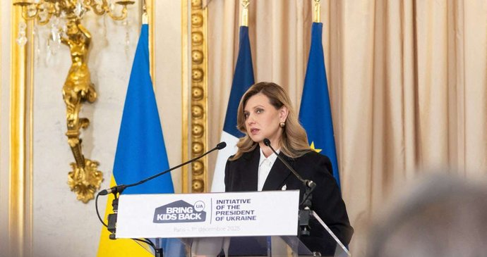 První dáma Ukrajiny Olena Zelenská
