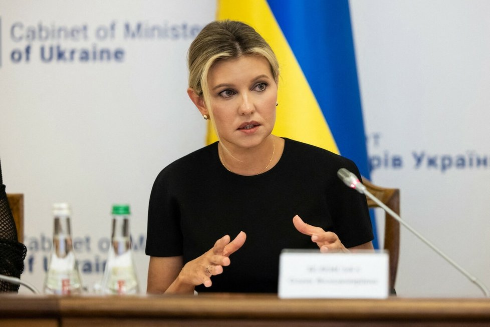 První dáma Ukrajiny Olena Zelenská.