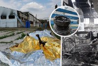 Šokující záběry masakru pluku Azov: Ve věznici zůstala ohořelá těla, Ukrajina volá OSN