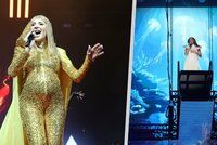 Lounová těsně před porodem: Vznášela se 6 metrů nad pódiem!