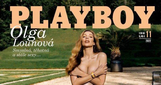 Olga Lounová nafotila sexy těhotenská fota pro Playboy