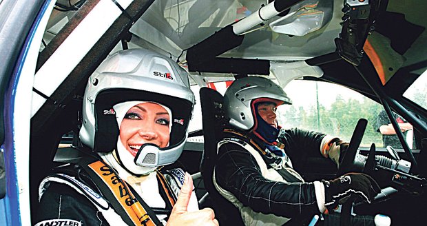 Olga Lounová má pro strach uděláno a na závodech rallye se neztratila ani jako navigátorka