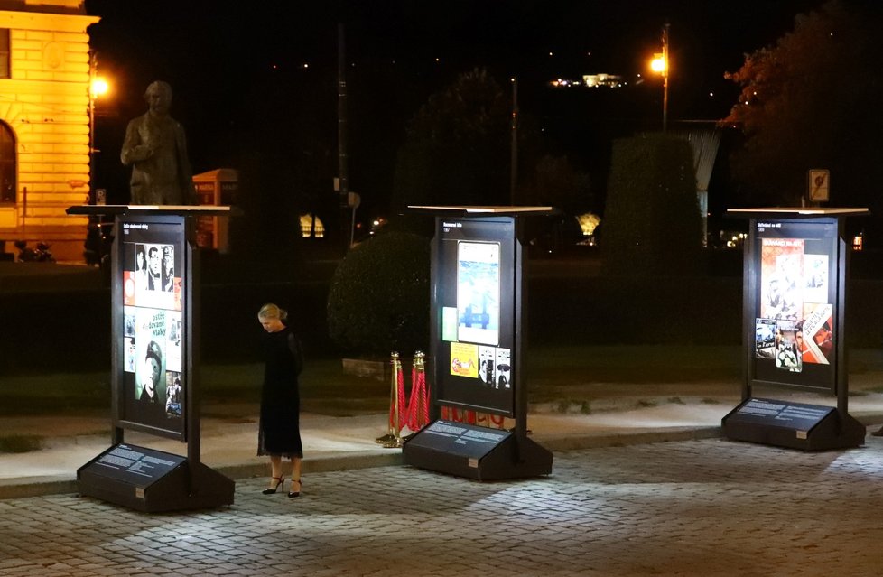 Olga Menzelová přišla k Rudolfinu až za tmy.