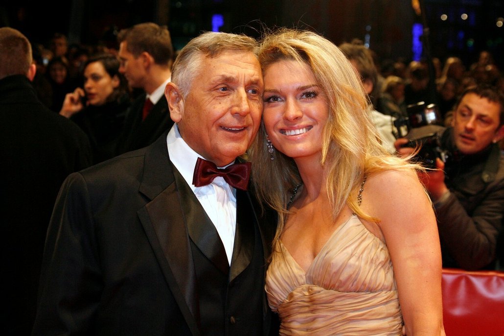 Olga Menzelová s manželem Jiřím Menzelem, který zemřel v roce 2020