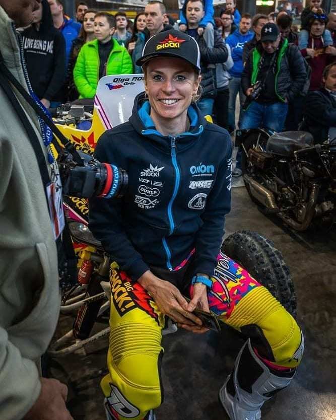 Olga Roučková je první Češkou, která protnula cíl Dakar