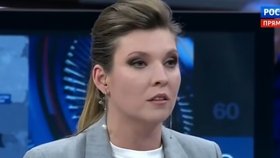 Ruská moderátorka a propagandistka Olga Skabejevová