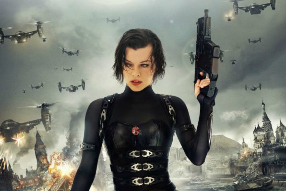 Hvězda filmu Resident Evil Milla Jovovich.