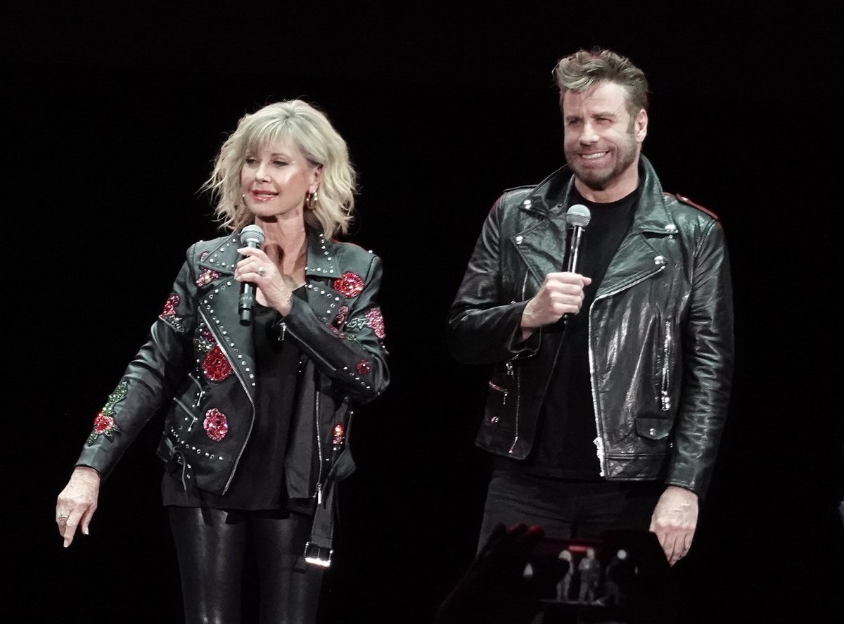 Olivia Newton John a John Travolta