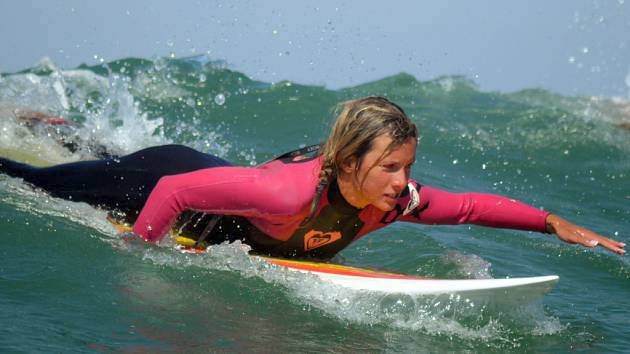 Olivová třikrát vyhrála mistrovství ČR v surfování