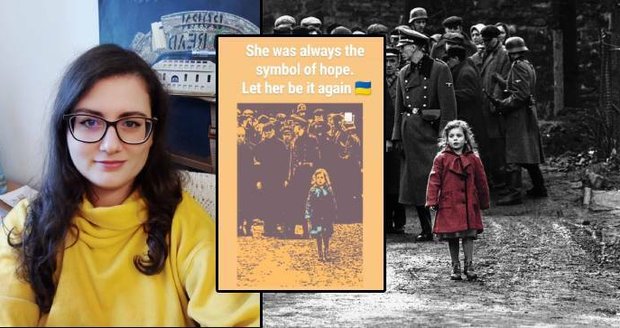 „Holčička v červeném“ byla symbolem filmu Schindlerův seznam: Teď pomáhá na ukrajinských hranicích