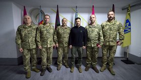 Zelenskyj navštívil vojáky v Záporožské oblasti (listopad 2025)