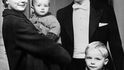 Olof Palme s rodinou