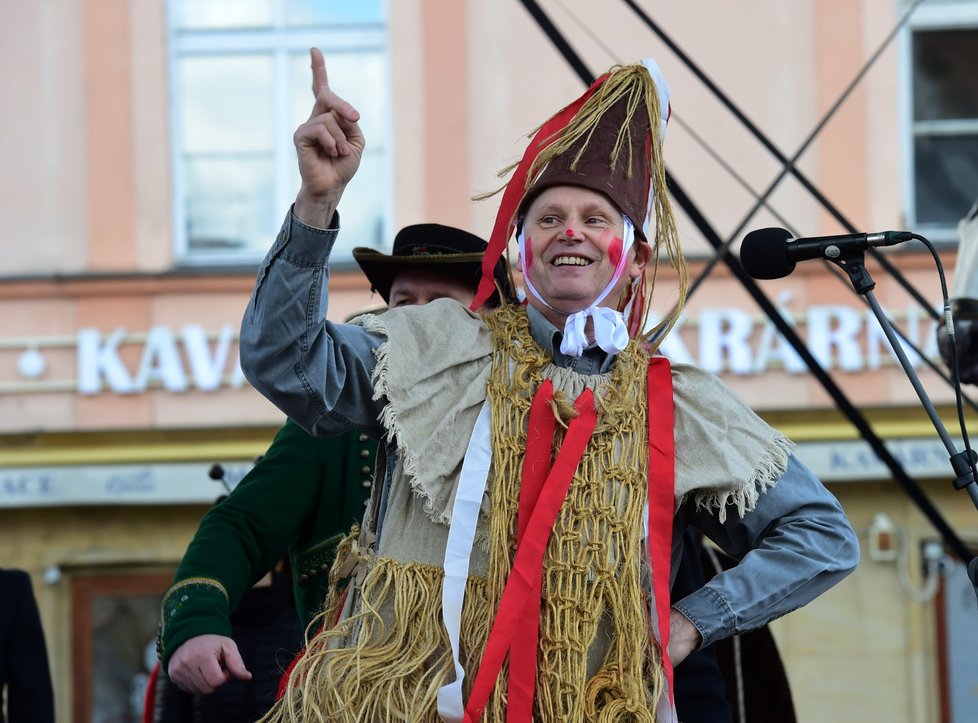 Centrum Olomouce po dvou letech opět ožilo masopustním veselím (19. 2. 2022)