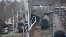 Na odstavné koleji na olomouckém hlavním nádraží se v pondělí ráno upálil zatím neznámý člověk.