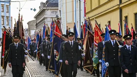 Ocenění třech olomouckých hasičů medailí za statečnost