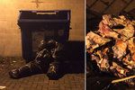 Morbidní vtípek vyděsil obyvatele Olomouce: Neznámý vtipálek položil k popelnicím pytle ve tvaru lidských těl!