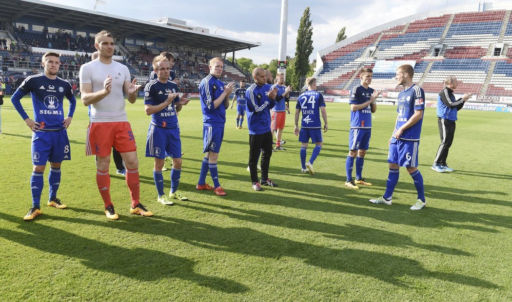 Fotbalisté Sigmy Olomouc sestupují ze Synot ligy