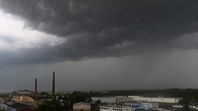 Průchod bouřky Olomouckým krajem (21.6.2023)