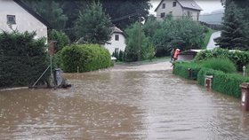 Zásahy hasičů v Olomouckém kraji (18.7.2021)