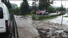 Zásahy hasičů v Olomouckém kraji (18.7.2021)