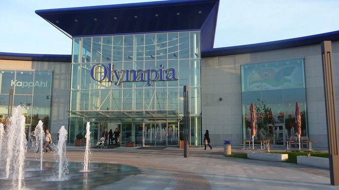 Nákupním centrum Olympia Brno